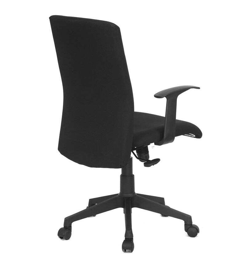 Optima High Back Chair In Black Colour By Nilkamal