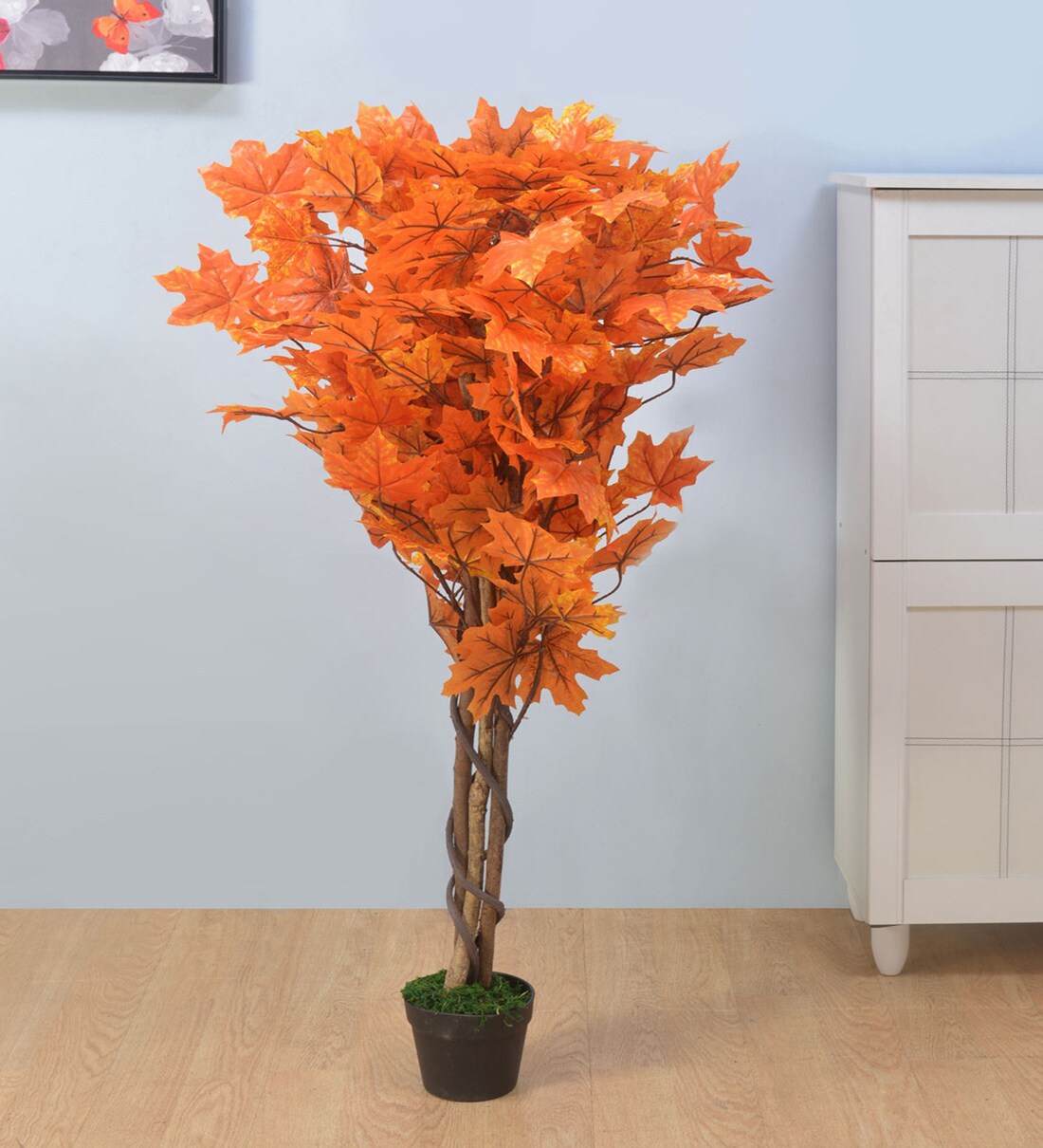 Buy Synthetic Orange Maple Artifical Tree By Artificial Plants Online