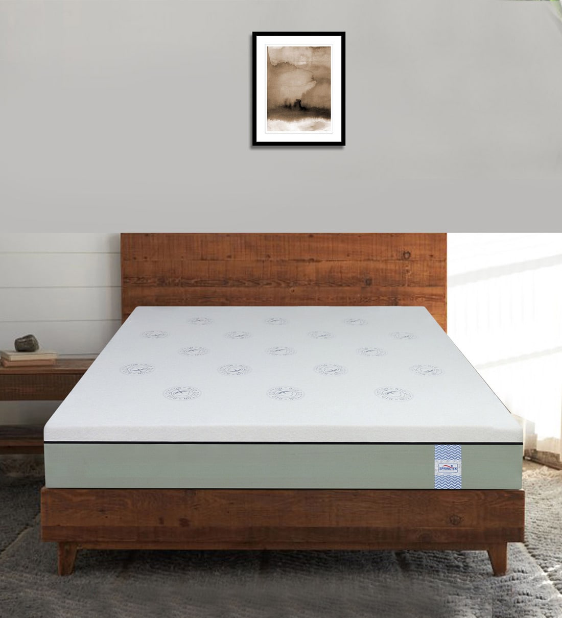 Buy Organic 8 inch Latex Queen Size Mattress Online Queen Size Latex