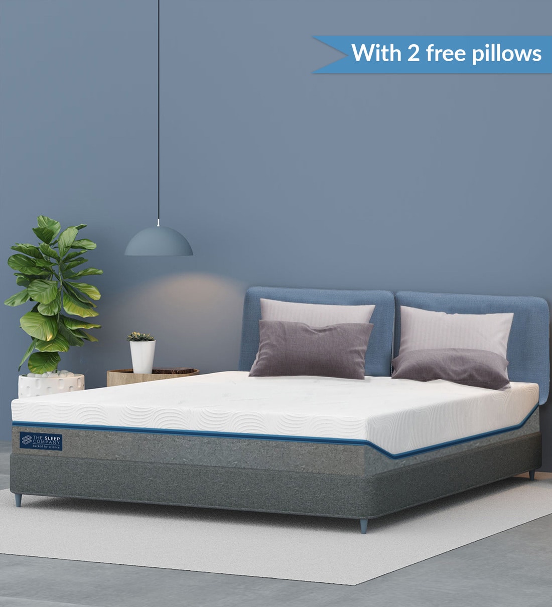 Buy Ortho Hybrid SmartGrid 10 inch HR Foam King Size Mattress with Grid