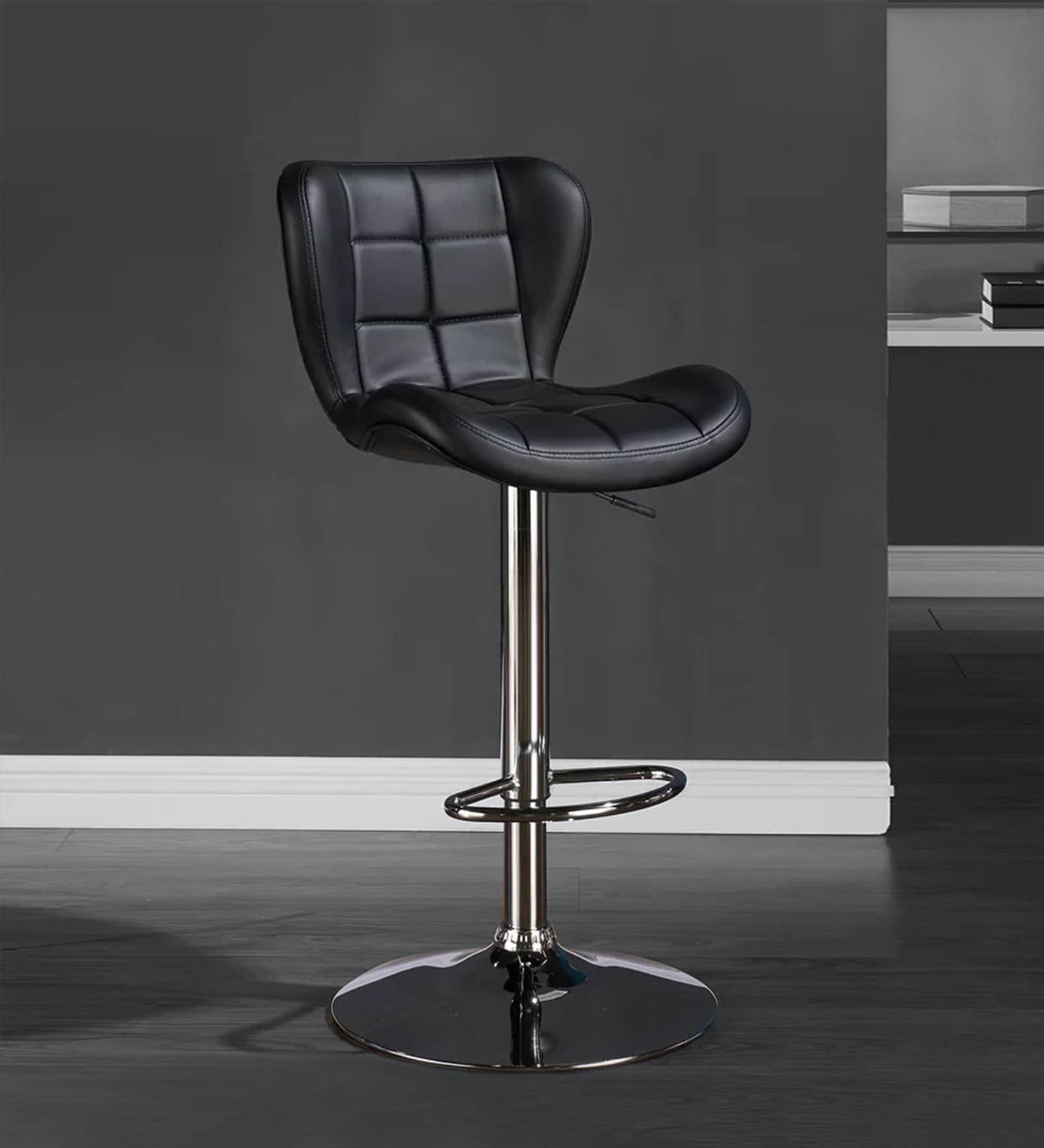 Buy Ormond Swivel Bar Stool in Black Colour at 21 OFF by Finch Fox