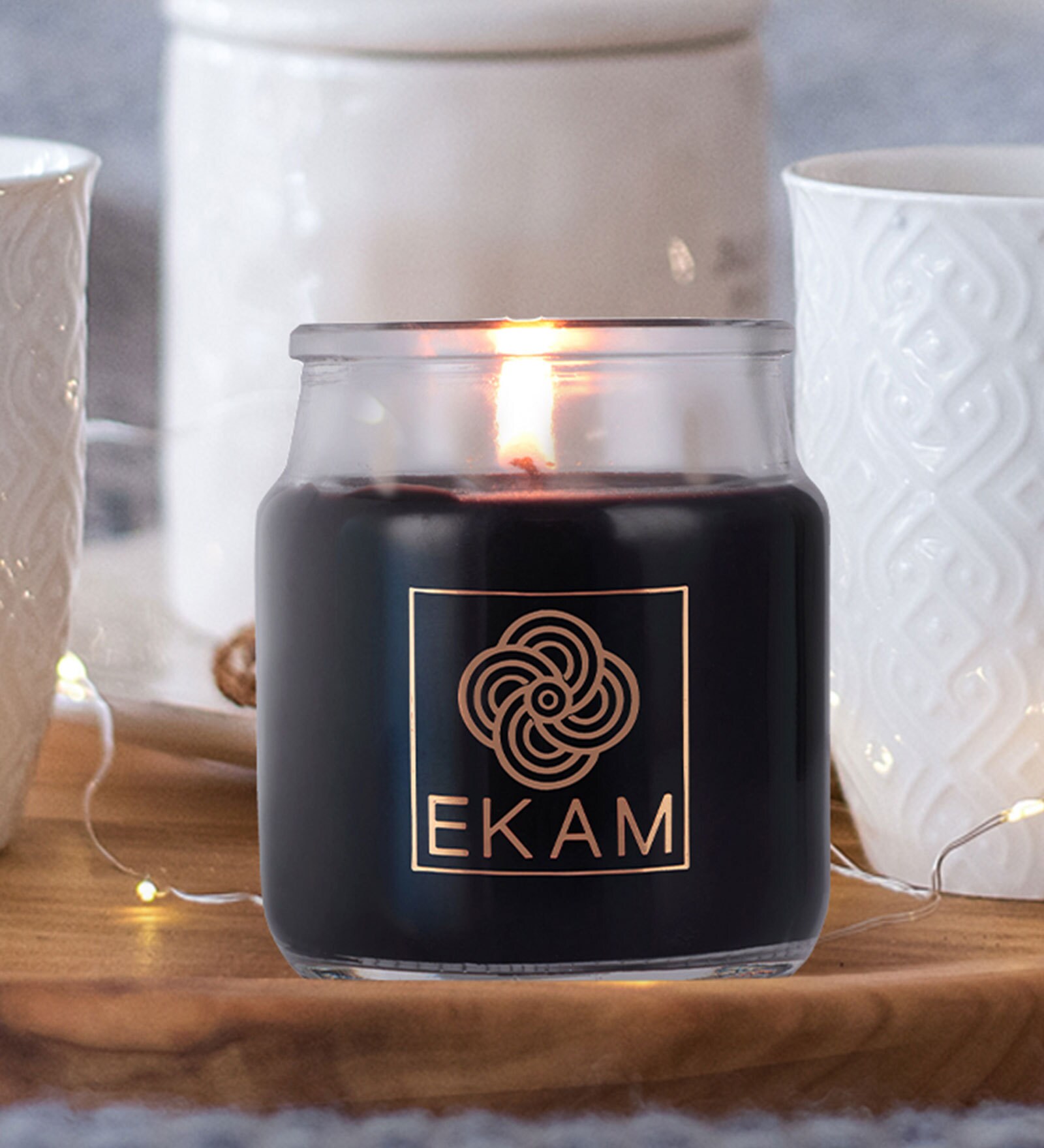 Buy Oudh Fine Aroma Set Of 5 Scented Candles By Ekam Online Scented Candles Candles and