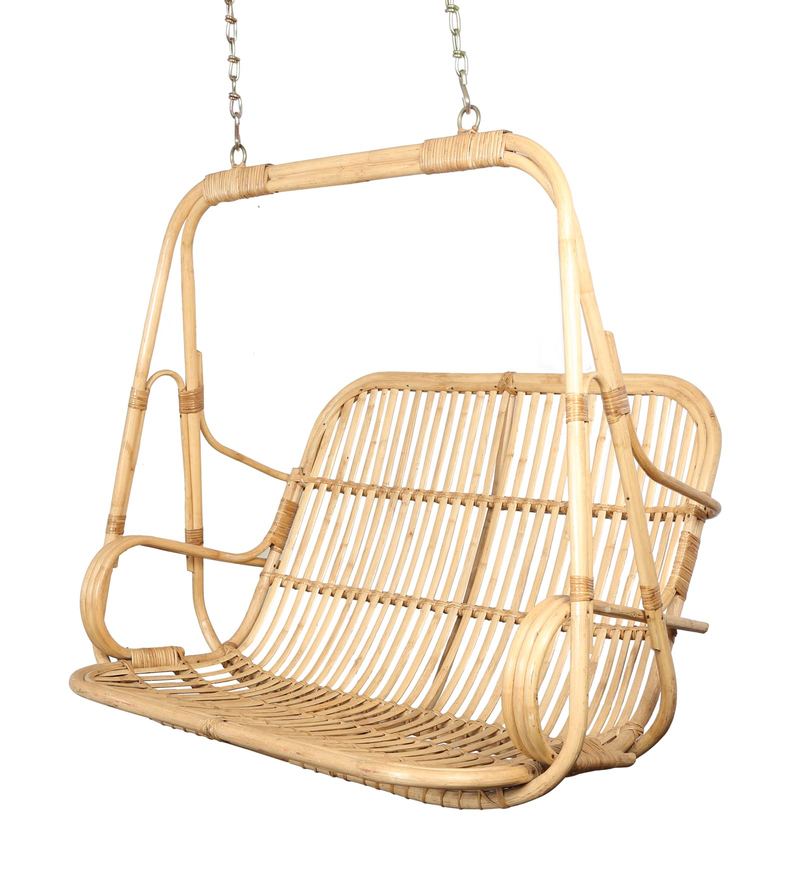 Buy Toma Outdoor Cane Swing With Cushion By Riyo Moda Online - Swings ...