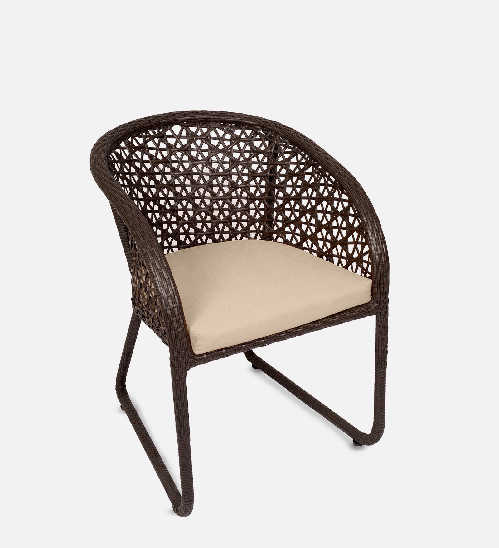 Buy Paris Wicker Patio Chair in Brown Finish Online Seating Seating
