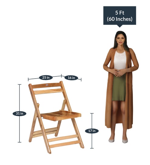 Papel Teakwood Folding Chair By Aura
