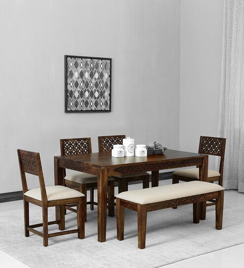 dining table set 6 seater with bench