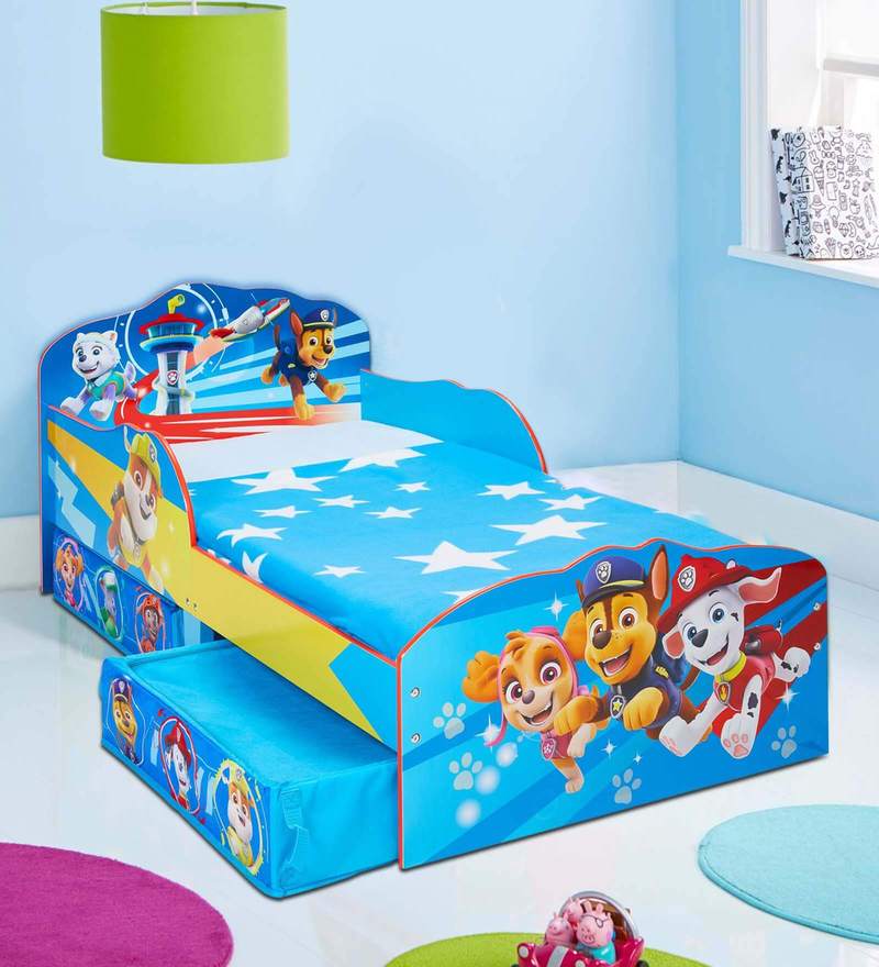 Buy Minnie Mouse Kids Toddler Bed With Drawer Storage By Cot
