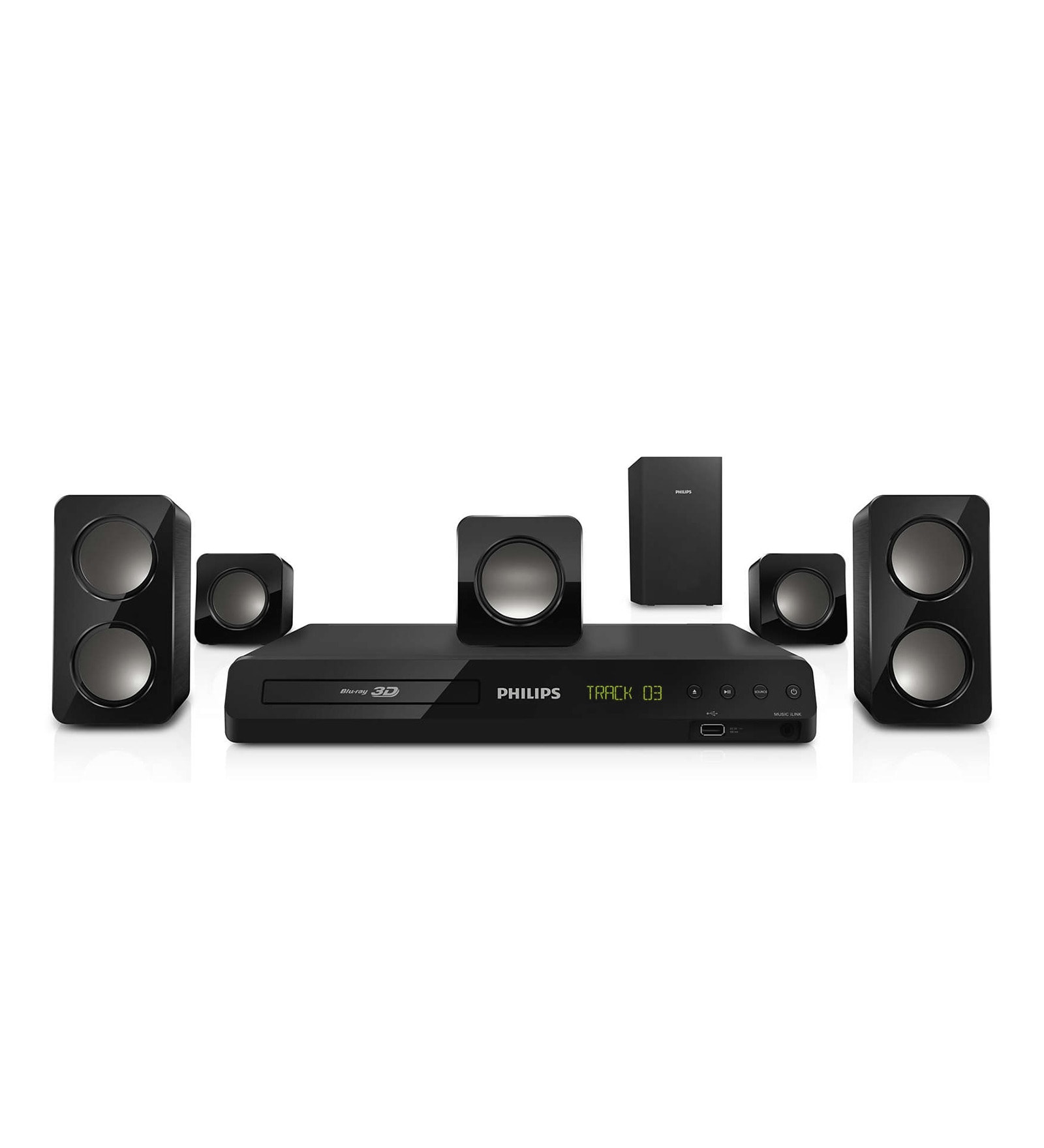 Buy Philips Black 300W 5.1Ch BluRay Home Theatre System (Model No