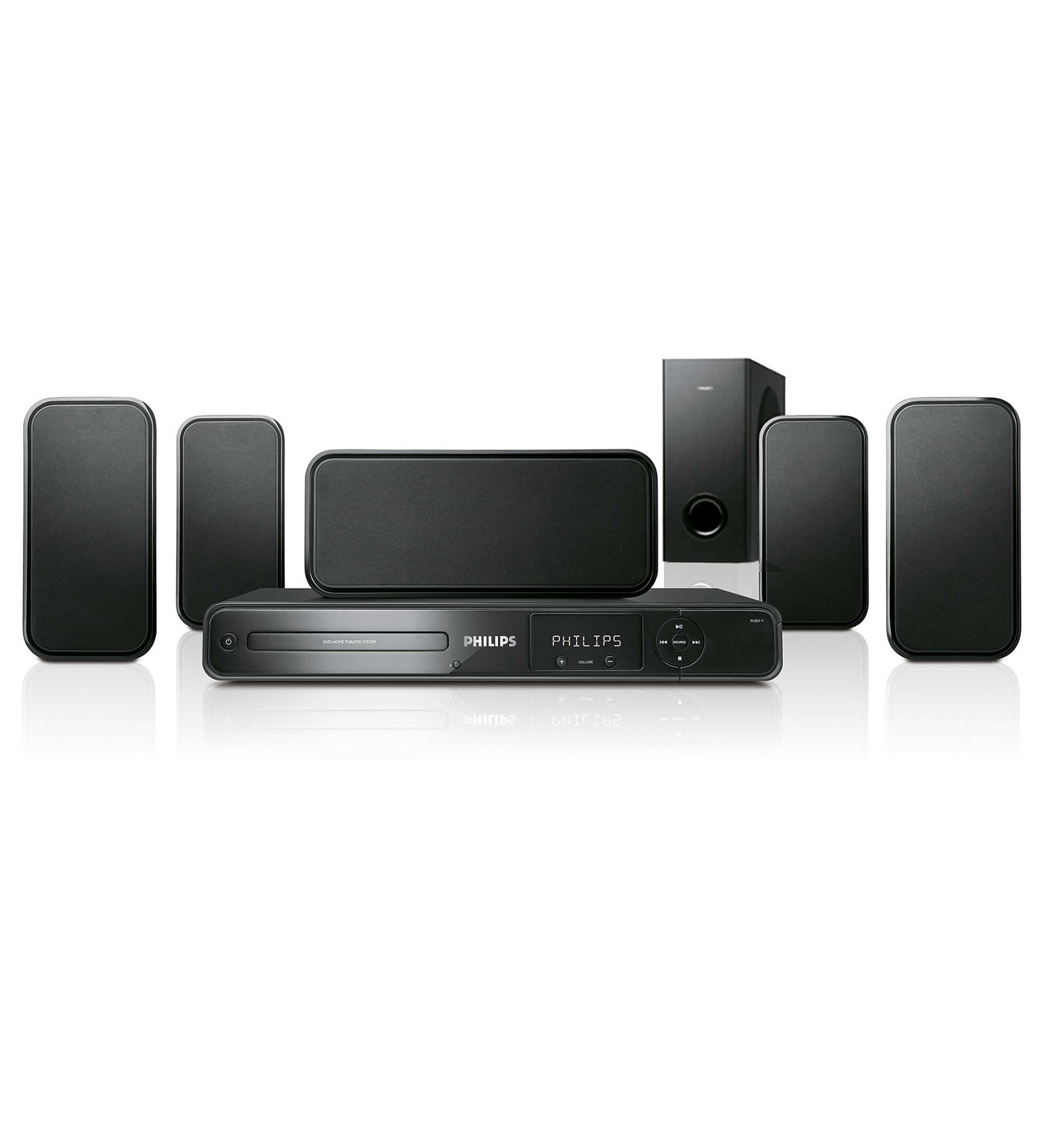 Buy Philips Black 600W 5.1Ch DVD Home Theatre System (Model No HTS3265