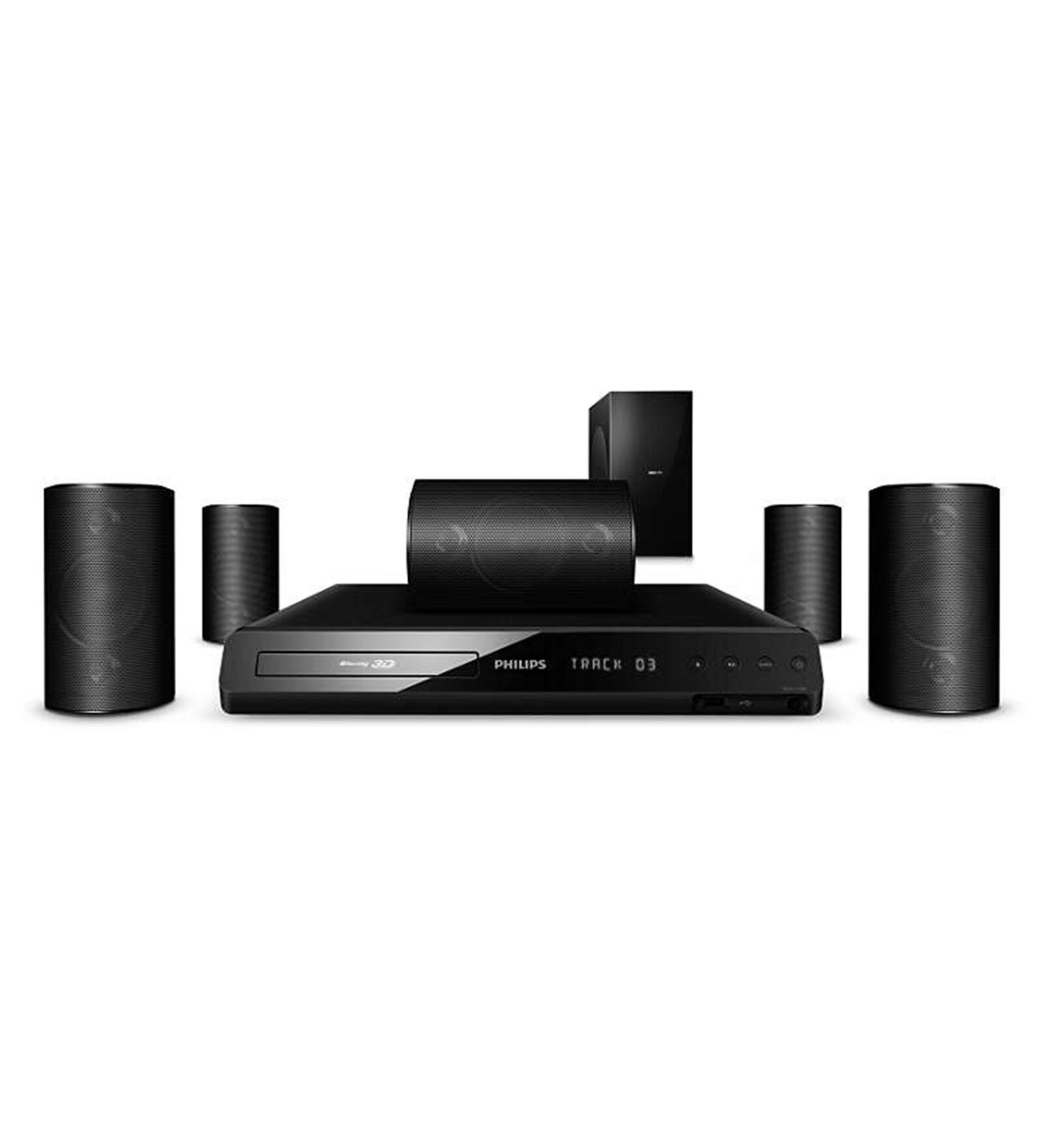 Buy Philips Black 1000W BluRay Home Theatre System (Model No HTS3564
