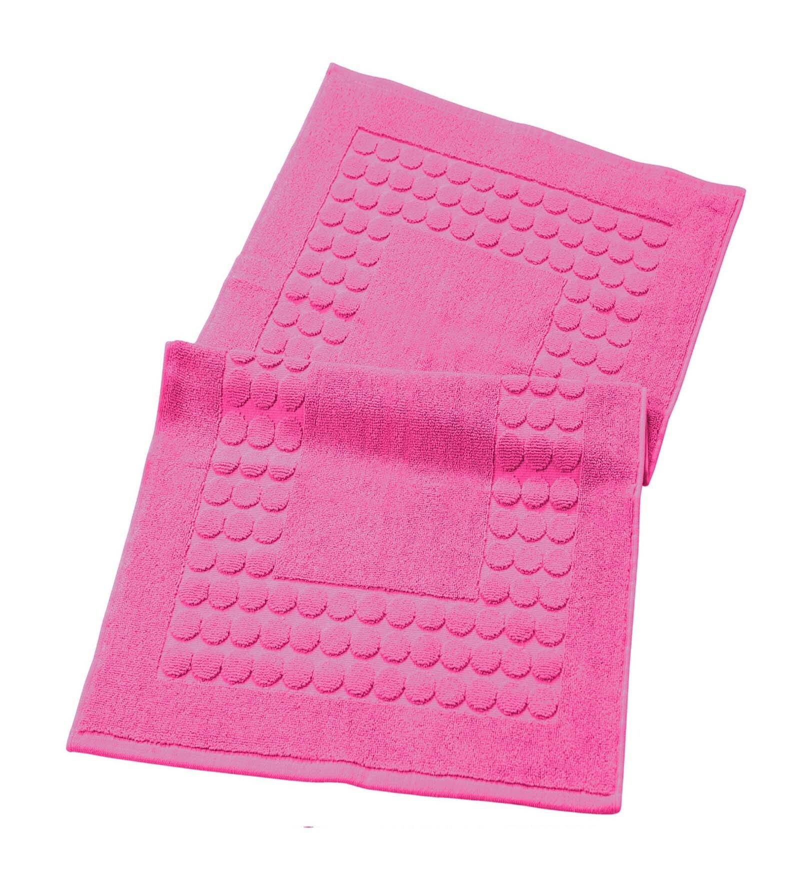 Buy Pink Cotton Max Absorbant Bath Mats 31 x 20 inches by Avira Home