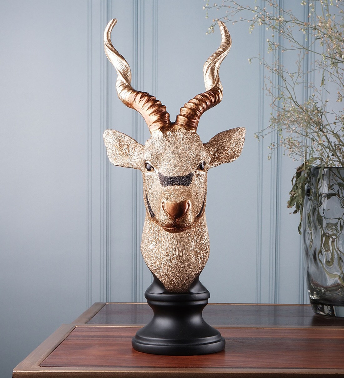Buy Polyresin Premium Deer Figurine By White Ink Decor at 21 OFF by