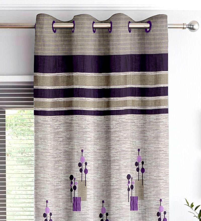 Buy Story Home Green Satin Abstract Door Curtain Set Of 1 Online
