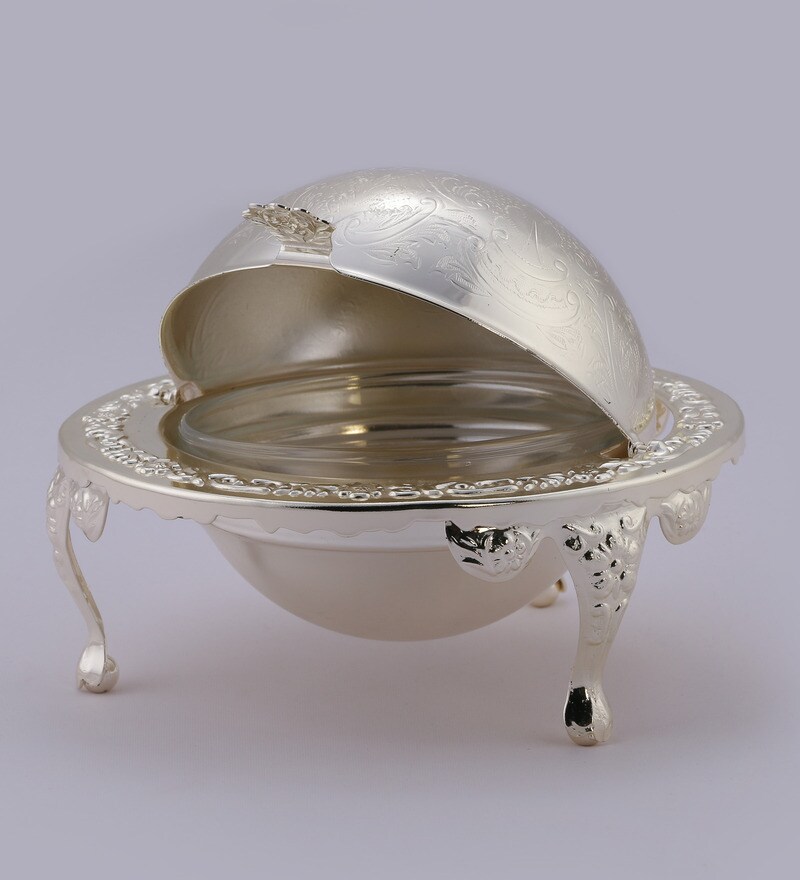 Queen Anne Silver plated Revolving Butter Dish by Queen Anne Online