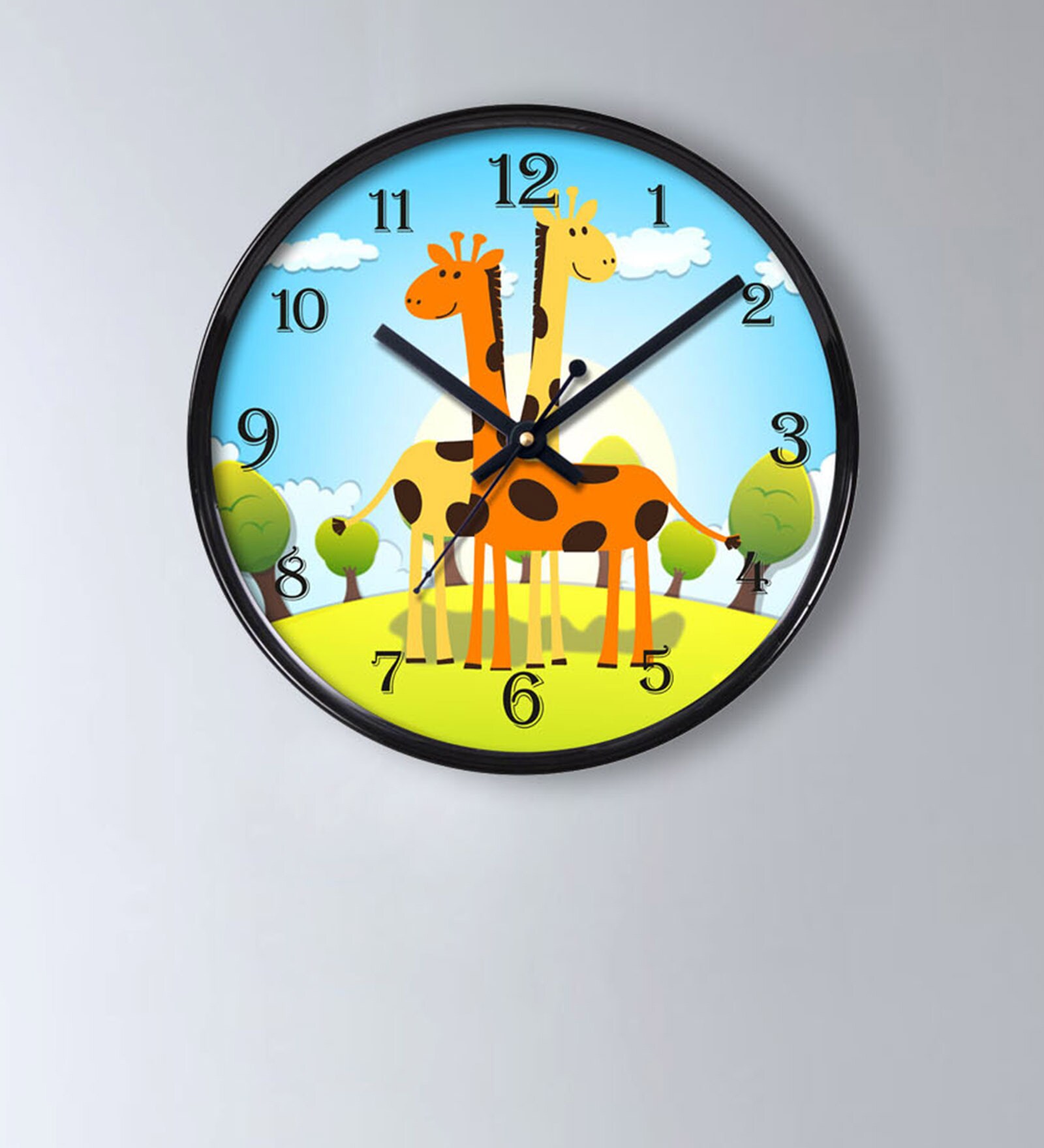 Buy Multicolor Plastic Classical Kids Wall Clock Online Kids Wall
