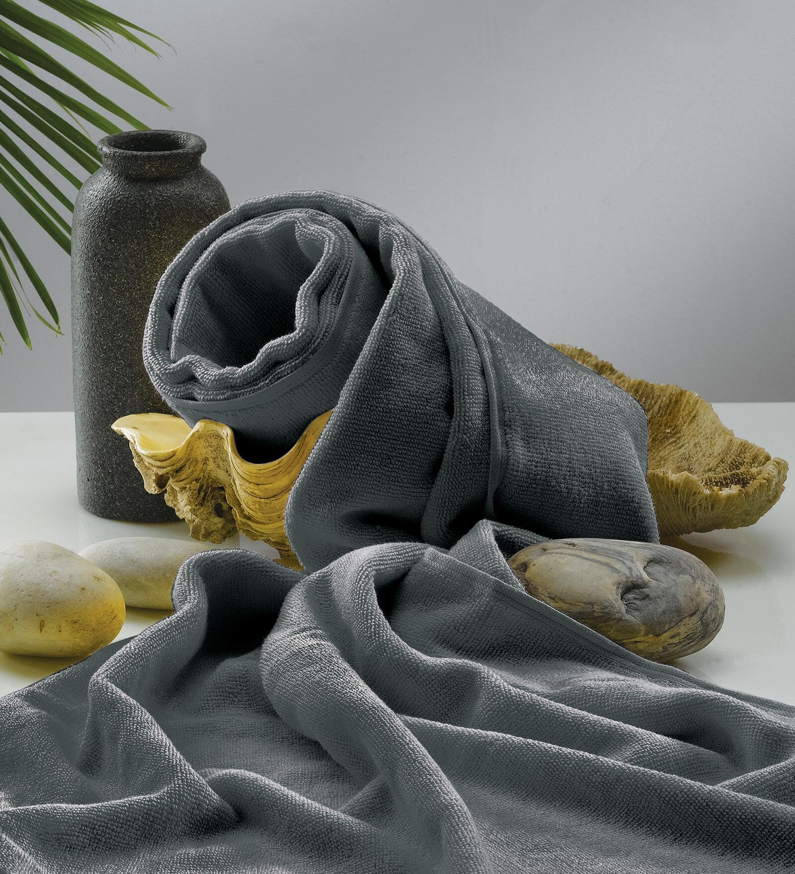 Buy Flyer Gray Cotton Bath Towel by Raymond Home Online Bath Towels