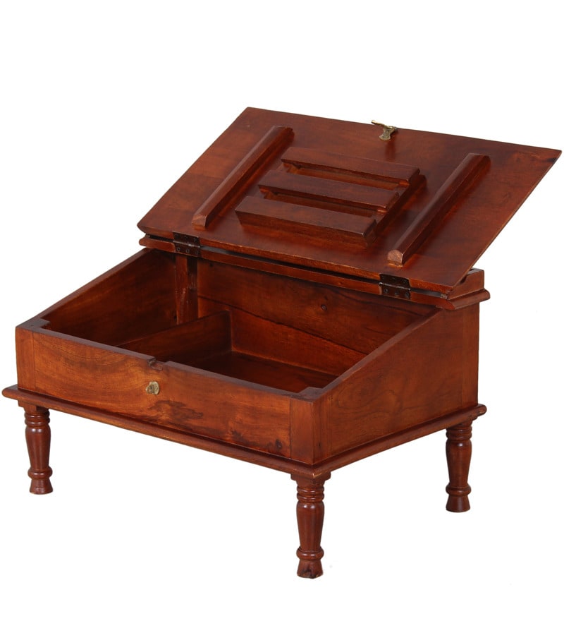 Buy Rangilo Rajasthan Antique Mango Wood Writing Desk in ...