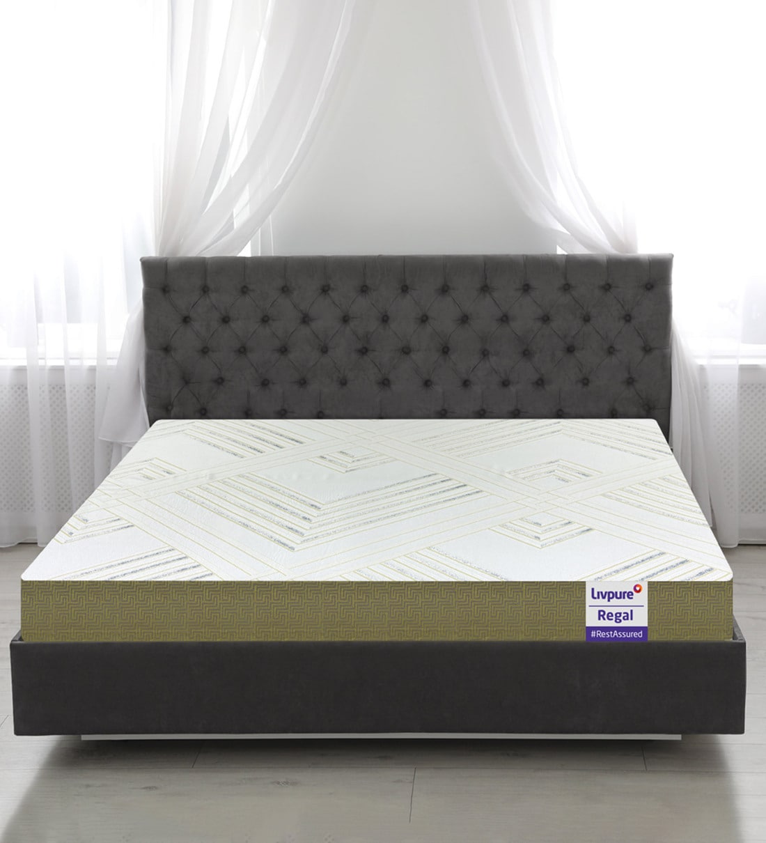 Buy Regal 8 inch HR Foam Queen Size Mattress Online Queen Size Foam
