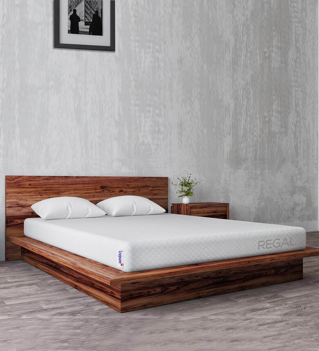 Buy Regal Advance 8 inch Memory Foam Queen Size Mattress with Zero Partner Disturbance at 19