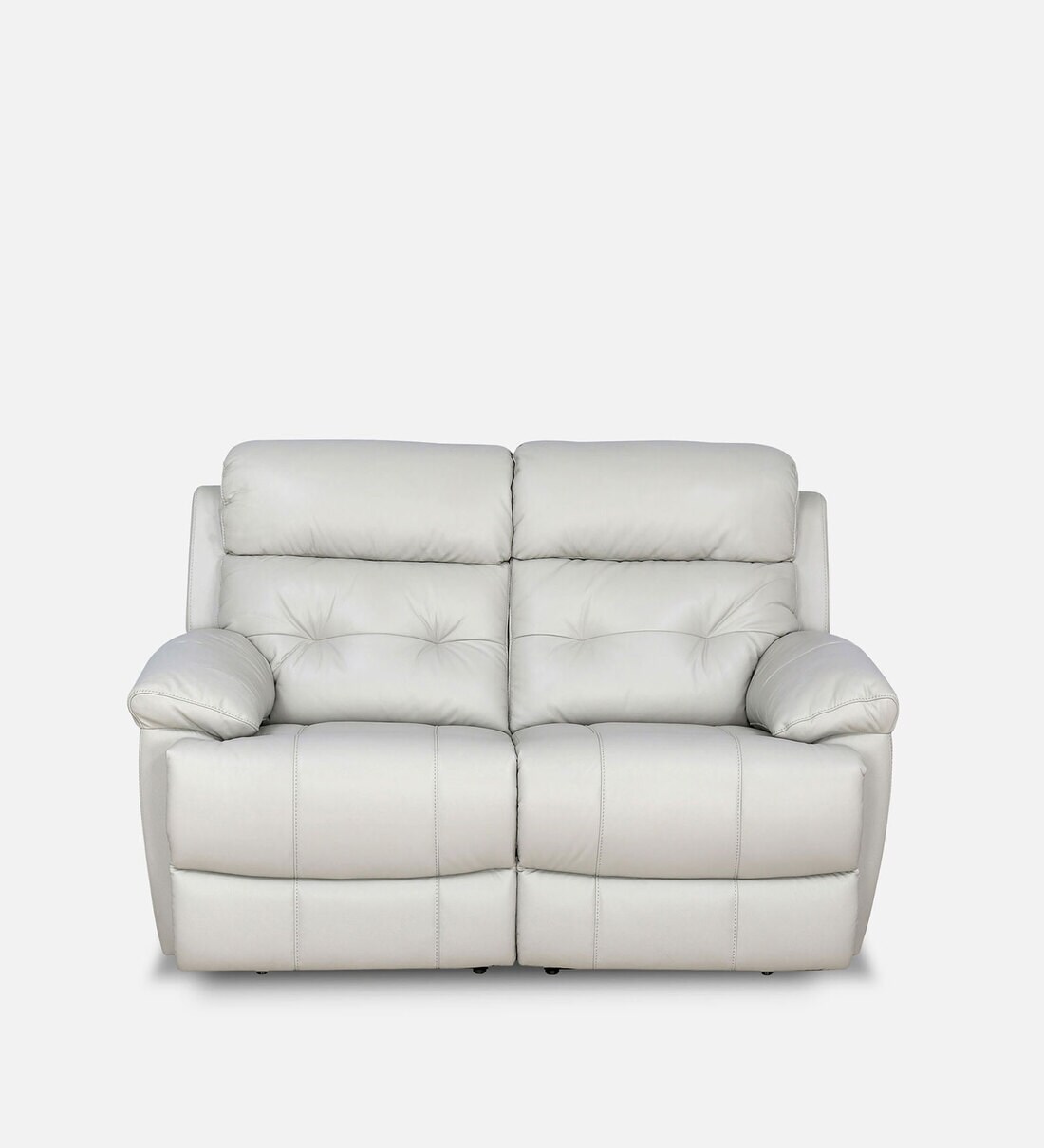 Buy Rivers Leatherette Motorized 2 Seater Recliner in Grey Colour Online Motorized 2 Seater