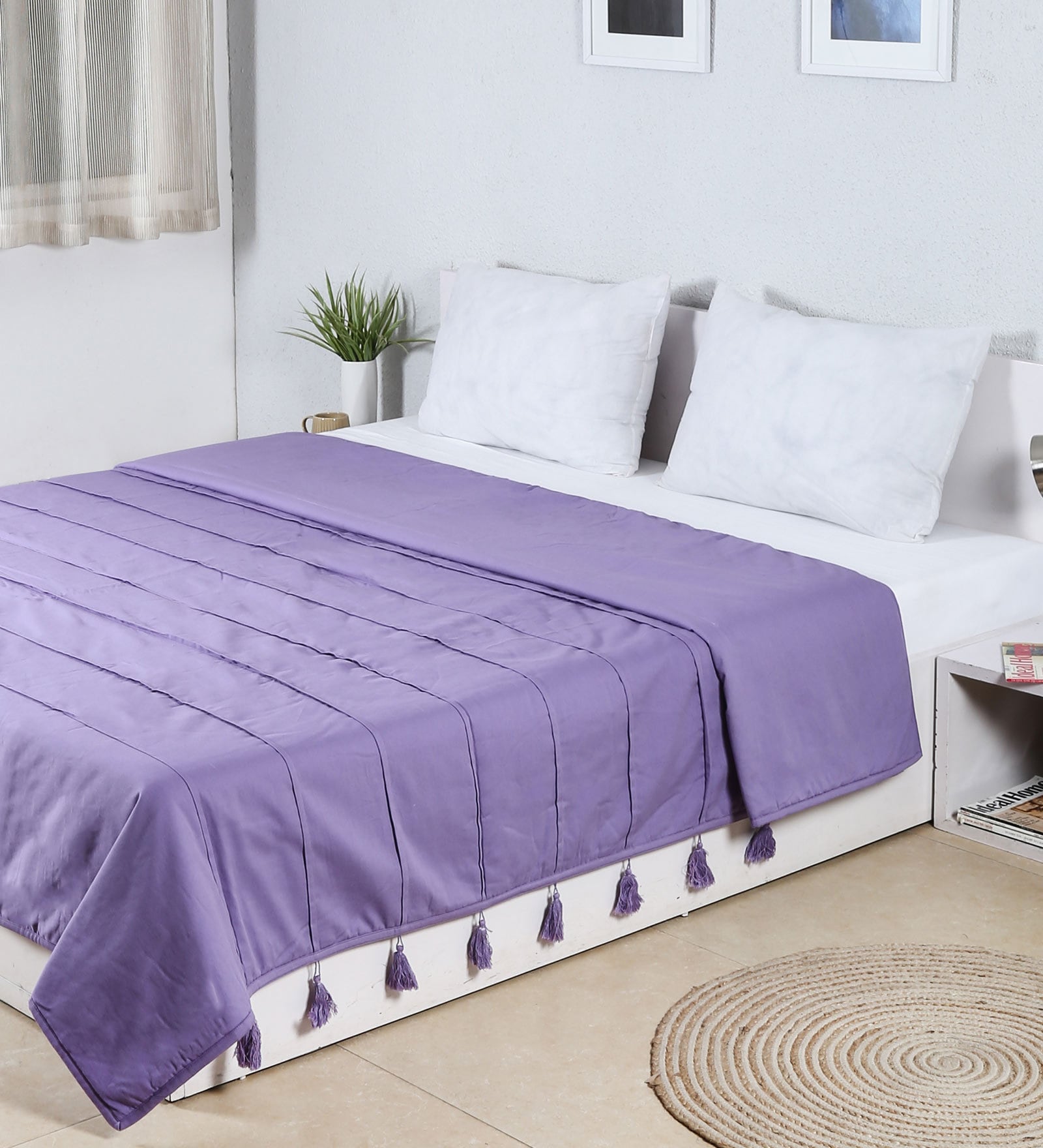 Buy Samudra Cotton 180 TC Double Bed Cover by House This Online