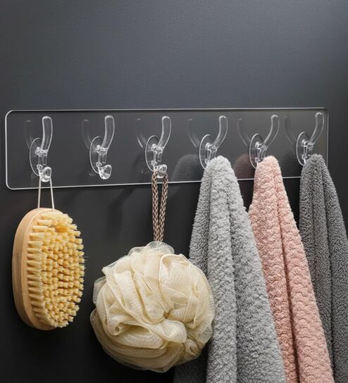 price history - Self Adhesive Wall Hanger 6 Hooks