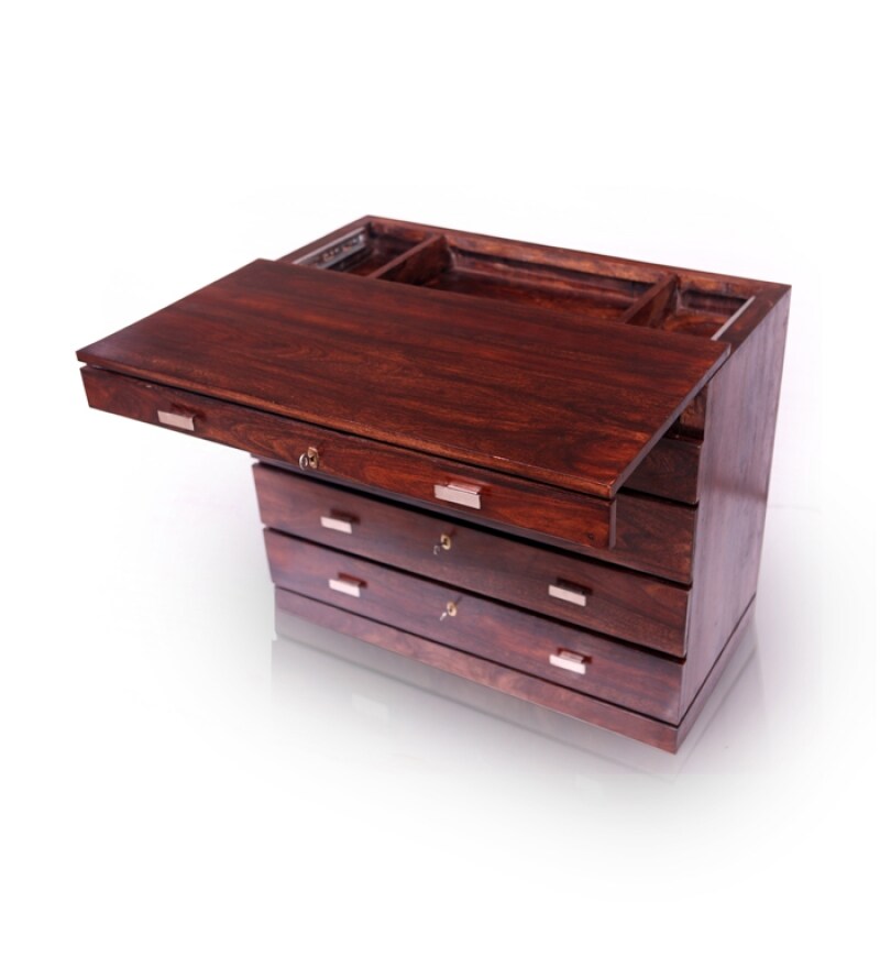 Buy Multi Utility Sheesham Wood Office Desk Online Computer