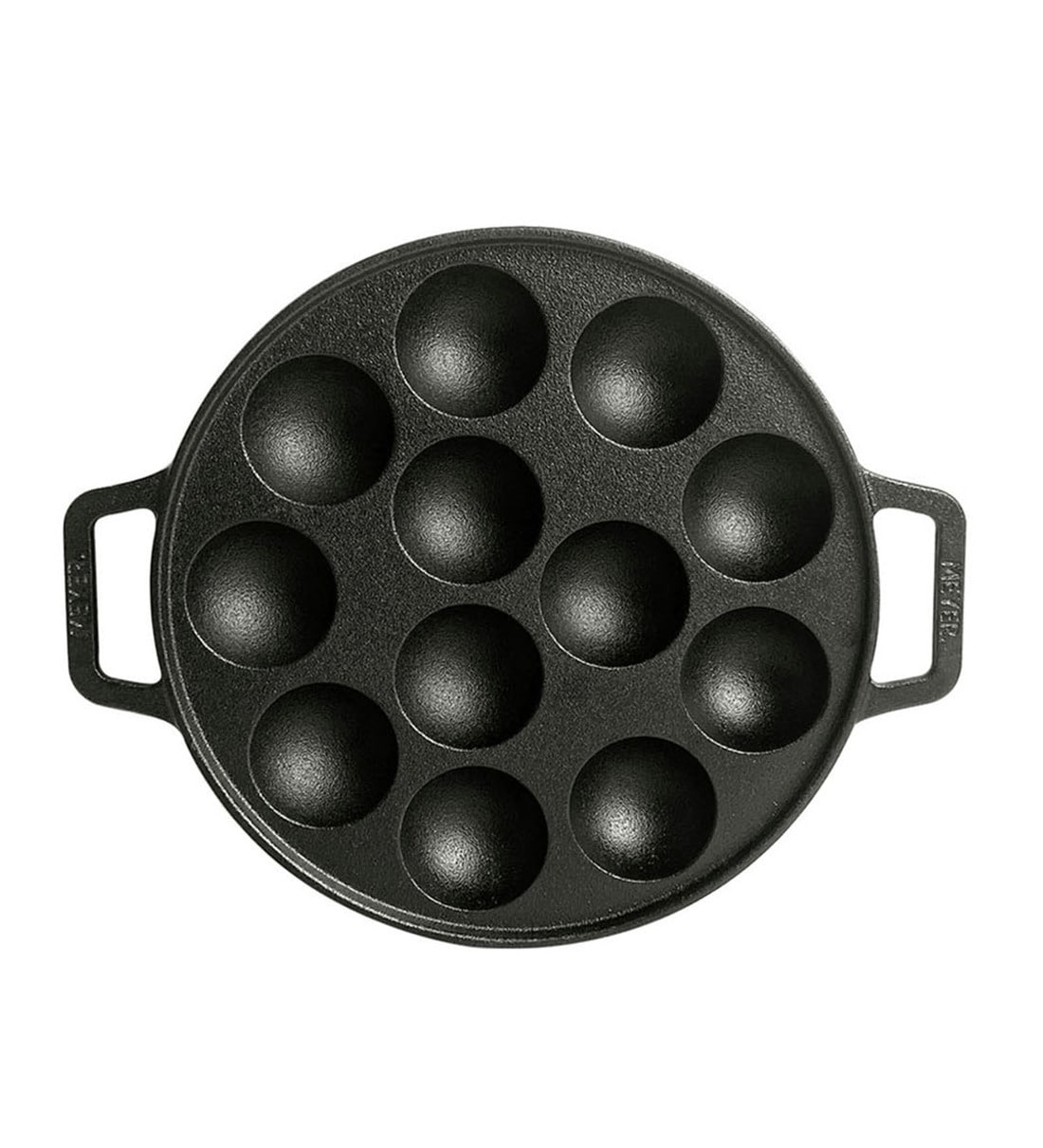 Buy Pre Seasoned 12 Pits Black Cast Iron Appam Pan Online Steamers