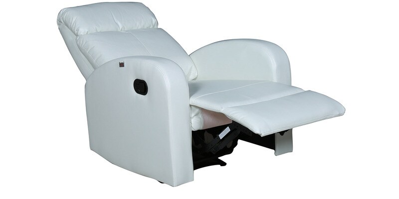 Sierra Recliner Set In White Colour By Parin