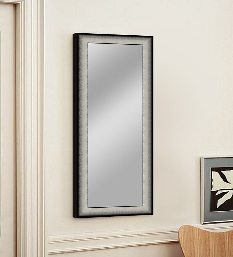 Buy Silver Glass Full Length Frameless Bevelled Decorative