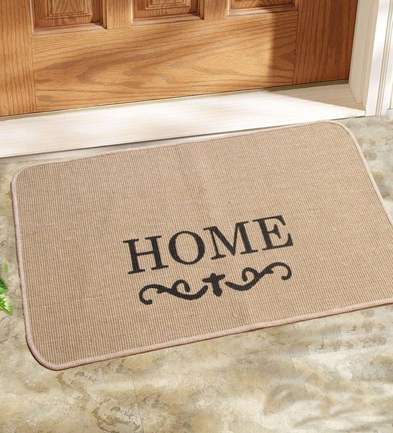 Buy Slogan Jute 2 X 1 3 Feet Door Mat By Saral Home Online