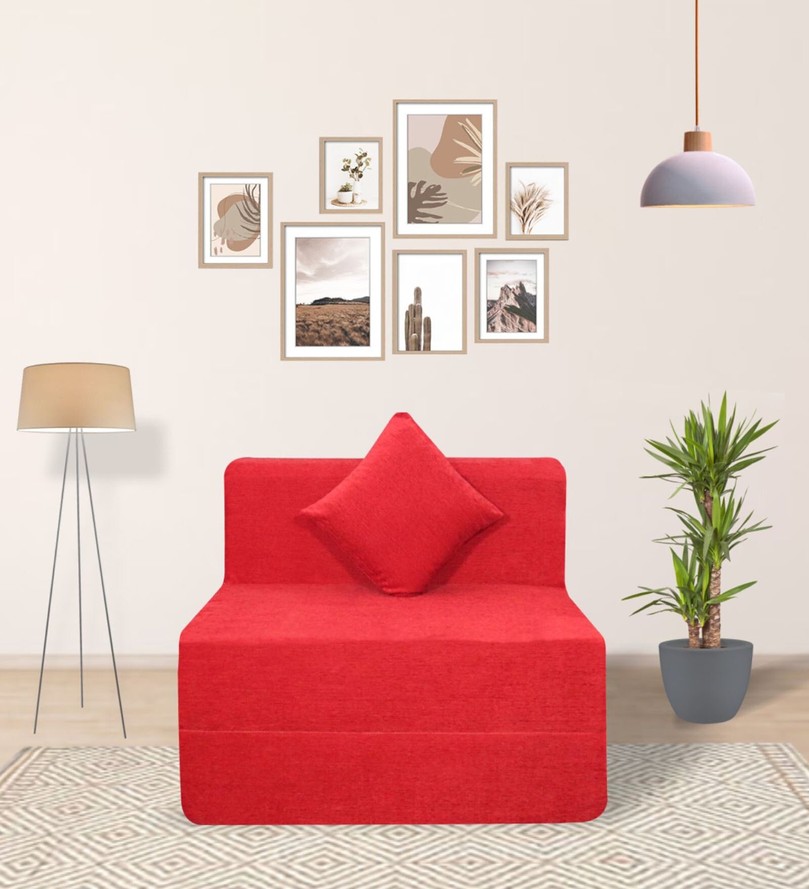 Buy Relax King (72x36) Foam 8 Inch Single Size Sofa Cum Foldable