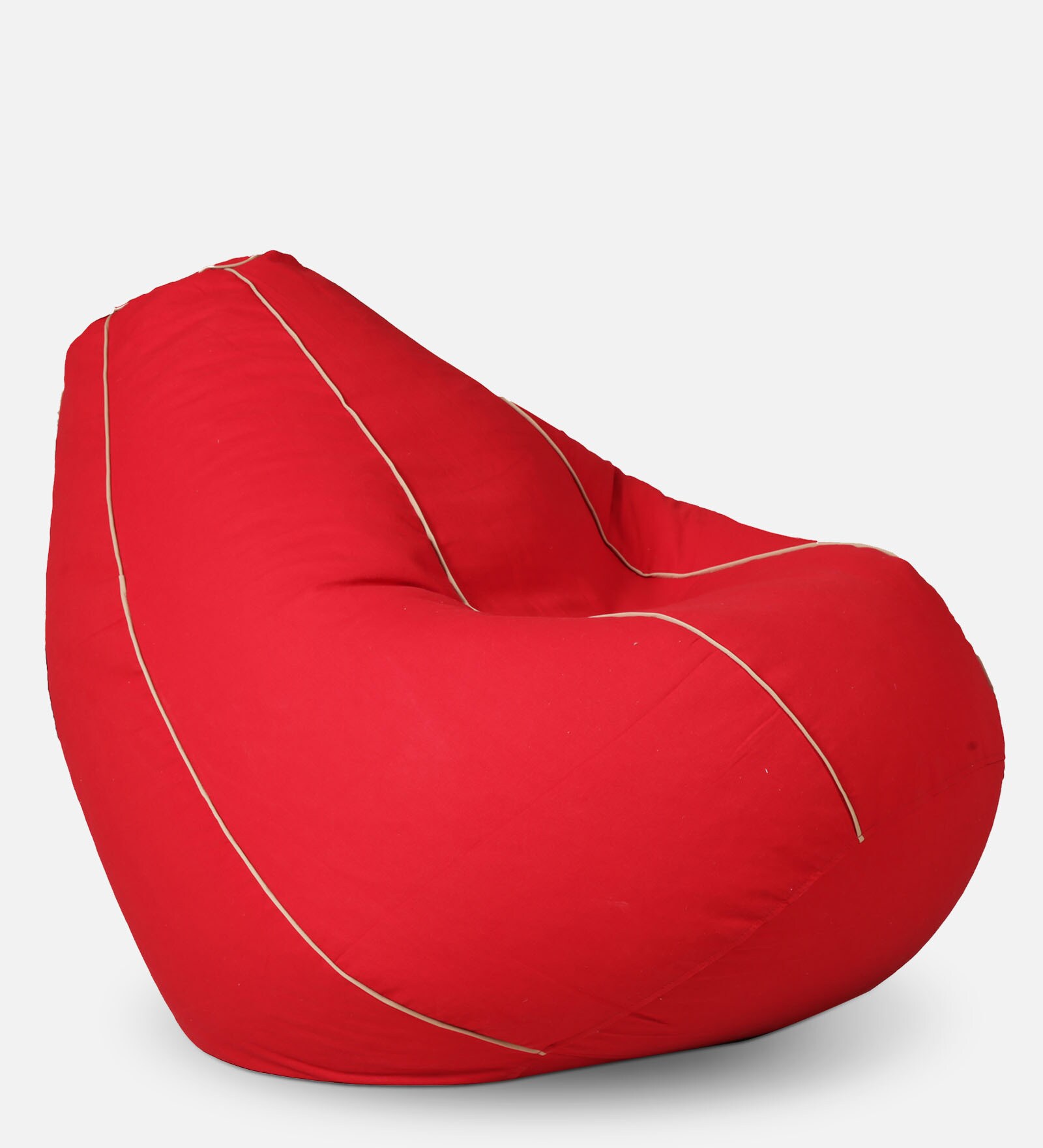 Buy Stillo Teardrop Bean Bag with beans in Red Colour at 21 OFF by