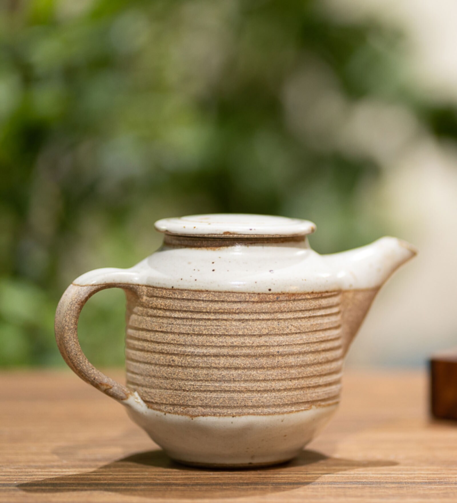 Buy Ricky 600ml Off White & Brown Tea Pot Online Tea Pots Tea Pots