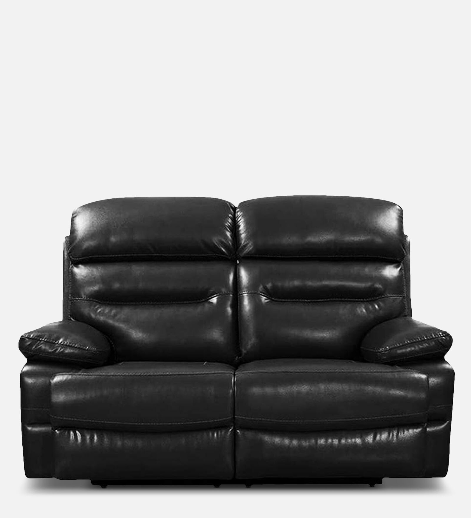 Buy Stylo 2 Seater Recliner Sofa Set in Black Colour at 14 OFF by