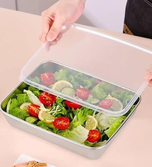 price history - Set of 2 Stainless Steel Food Storage Container with Lids