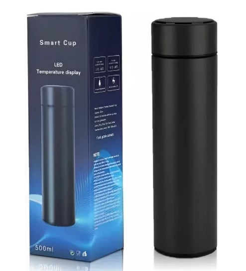 price history - Stainless Steel Smart Temperature Display Thermal Bottle 500ml (Black)
