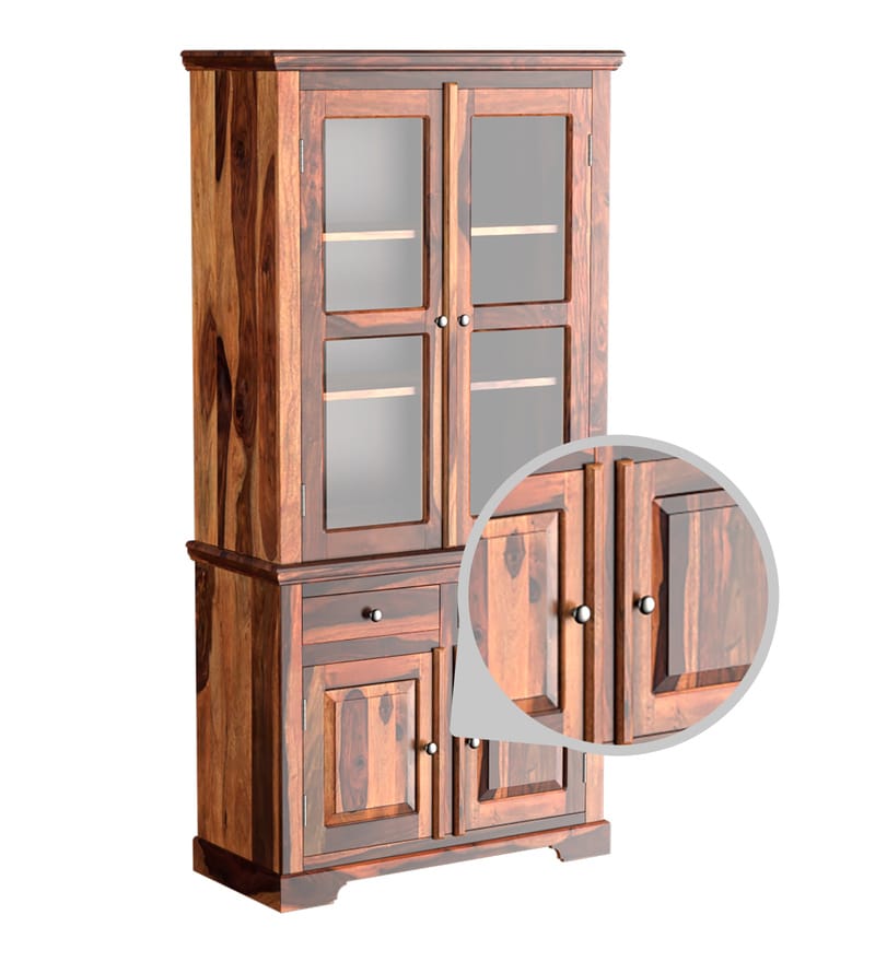 Buy Stanfield Solid Wood Hutch in Honey Oak Finish by