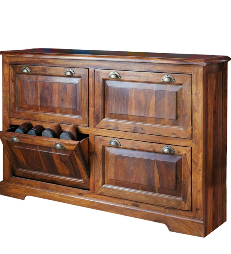 Stylish Shoe Rack by Mudramark Online Solid Wood Furniture