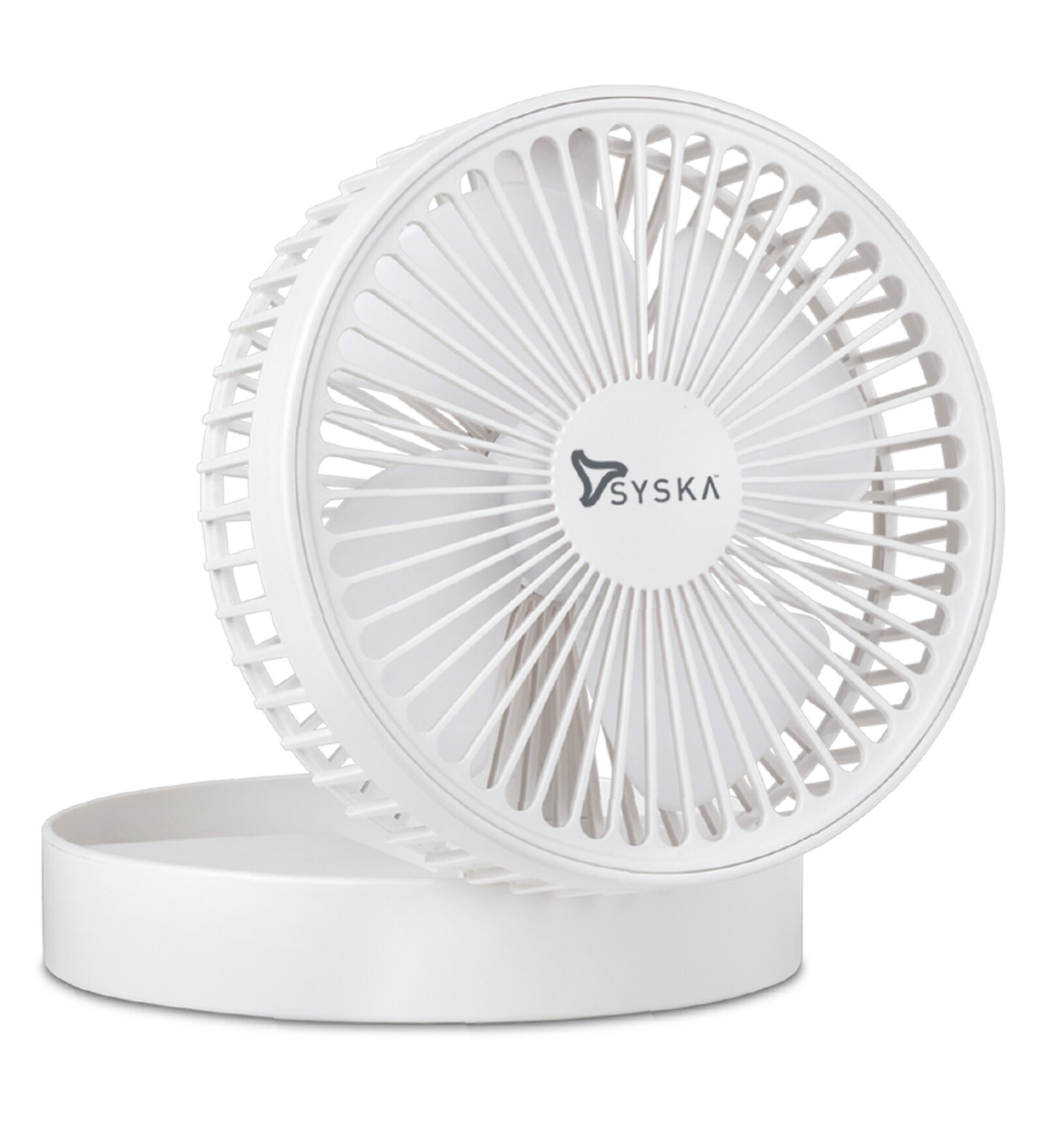 Buy Syska FAN5060L 3 Blades 160 mm High Speed Battery Backup Table