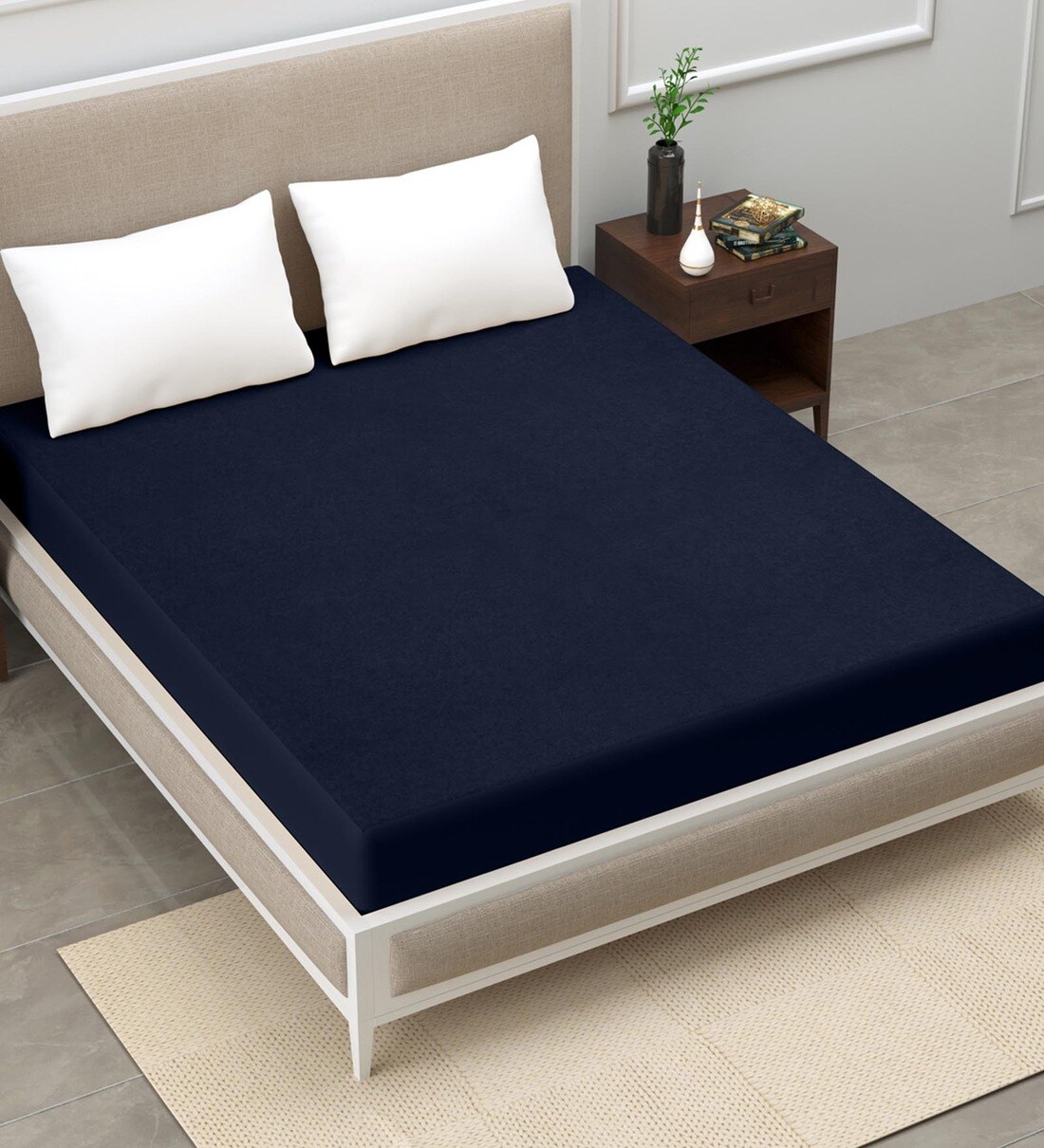 Buy Terry (72x36) Cotton Waterproof Single Size Mattress Protector in