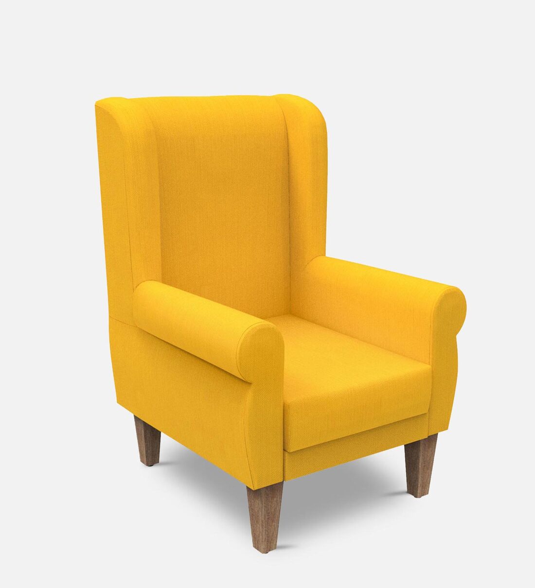 Buy The Begum Wing Chair in Sahara Mustard Colour at 10 OFF by Chumbak