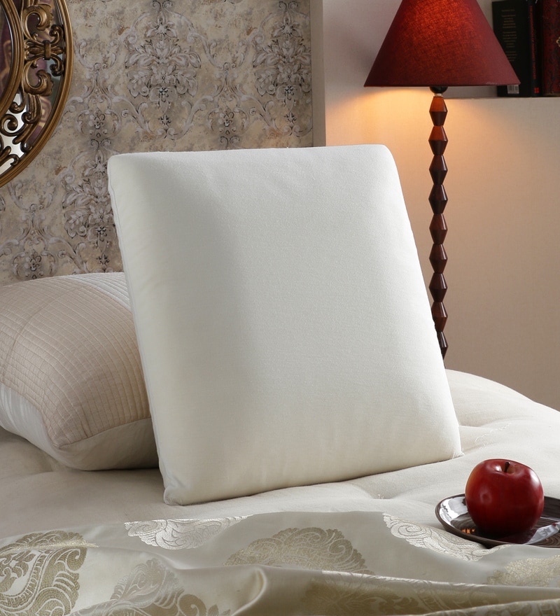 Buy White Memory Foam 18x18 Inch Cushion Insert Set Of 2 By Swhf
