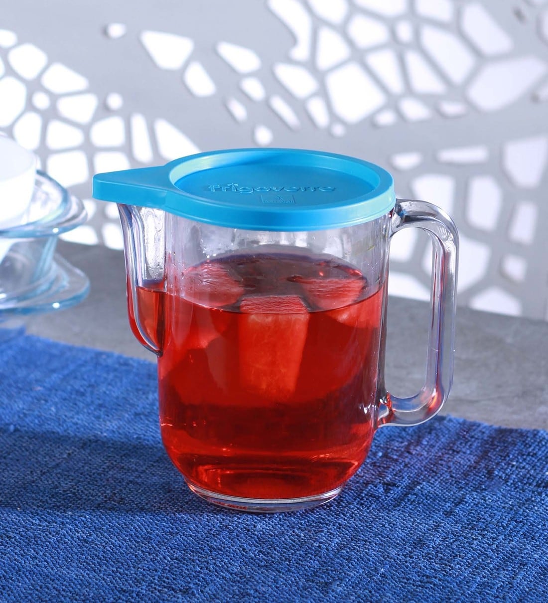 Boîte alimentaire carrée Frigoverre Future 12 x 12 cm de haut en verre – Bormioli Rocco