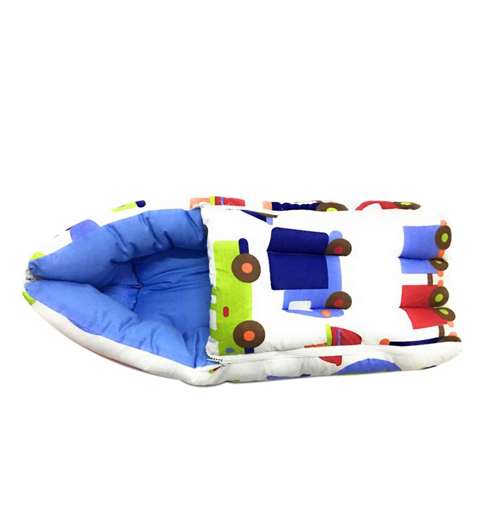 Buy Transportation Reversible Baby Sleeping Bag in Multicolour by