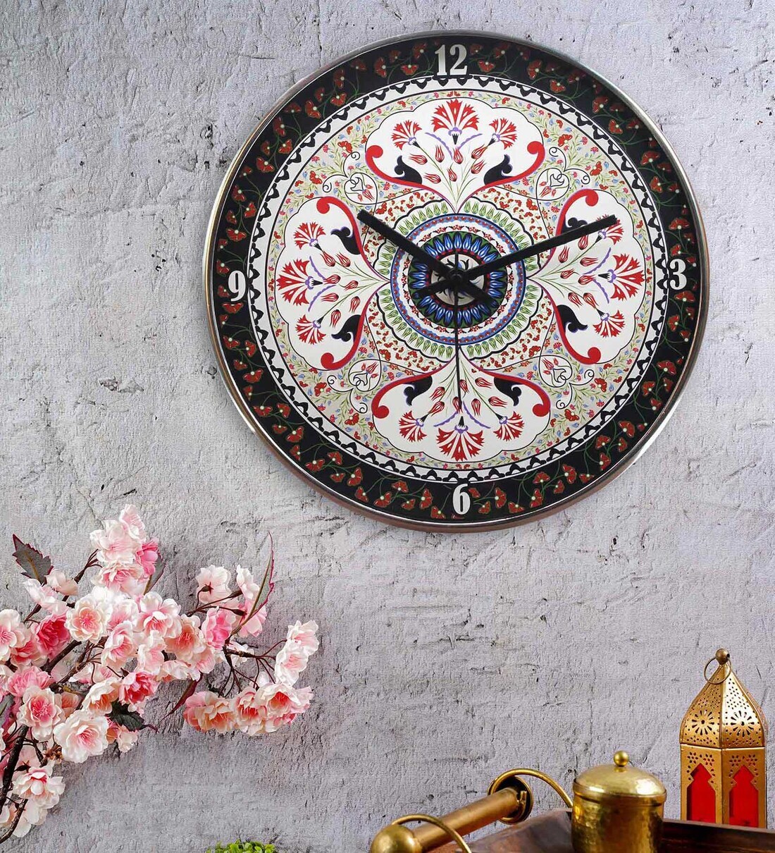 Buy Turkish Fervor Wall Clock by Kolorobia Online Modern Wall Clocks
