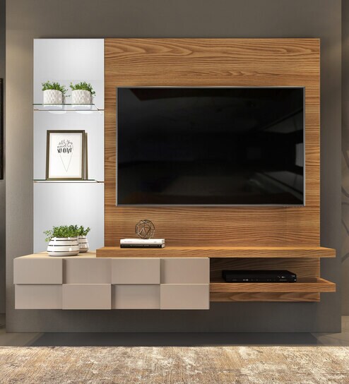 tv wall unit designs pepperfry