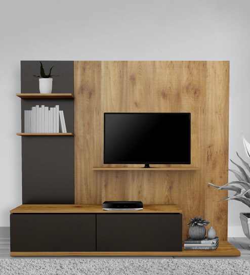 tv wall unit designs pepperfry