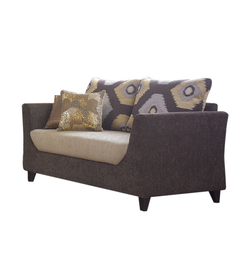 Urban Living Mumbai Glitz Sofa Set 1 Three Seater Sofa + 1 Two Seater Sofa by Urban Living