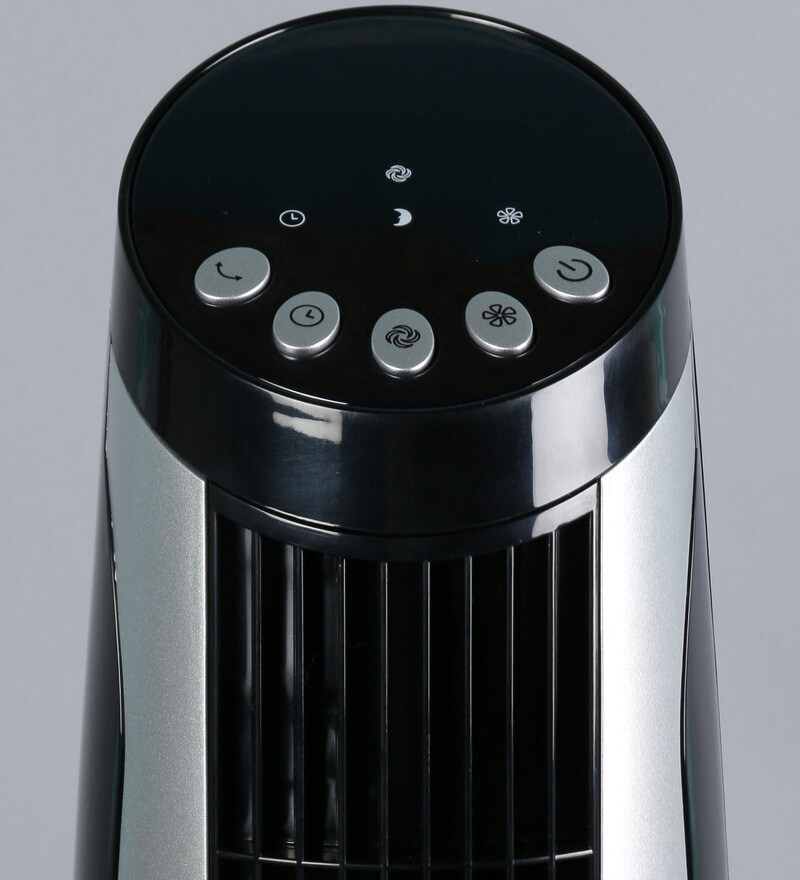 Buy Usha Efikas Black Plastic Tower Fan with Remote Online Pedestal